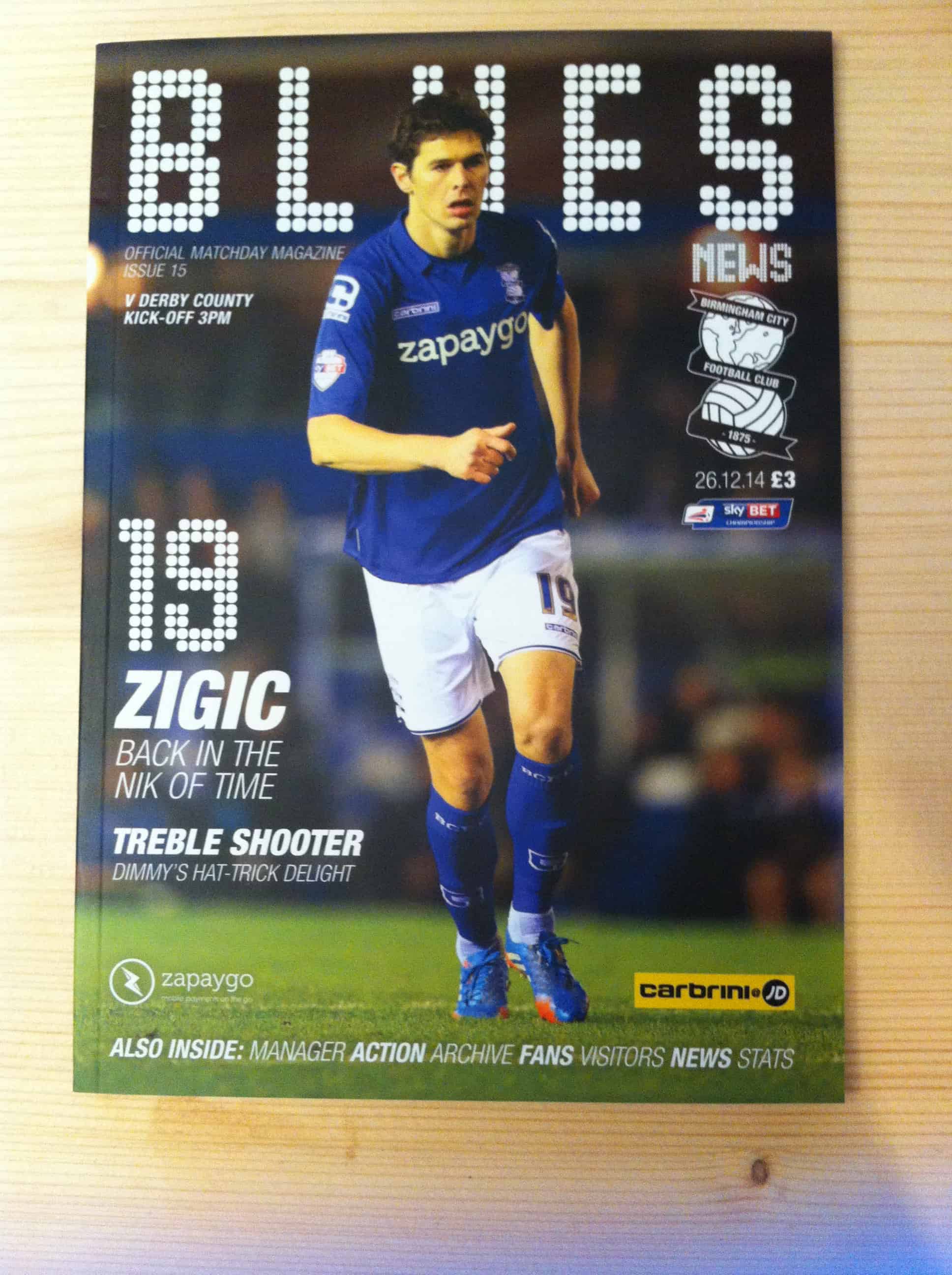 Birmingham City FC v Derby County FC